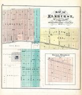 Elmhurst, Beck's Roselle, DuPage County 1874